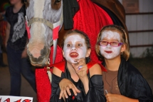 Our Vampire horse (Splash) with Kae and Kass