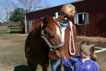 MissyD and a young rider