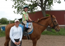 Sami on MissyD at Dressage Clinic