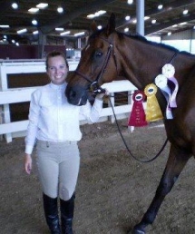 John and Deanna after the horse show